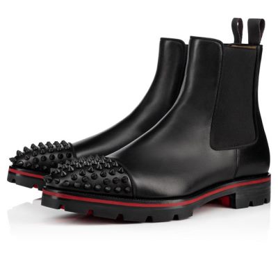 Botas Melon Spikes Christian Louboutin Hombre - Negros - 1210965BK01